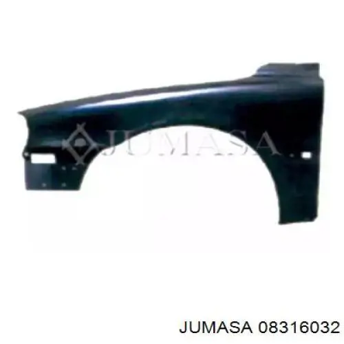 908001 Polcar Pára-lama dianteiro esquerdo