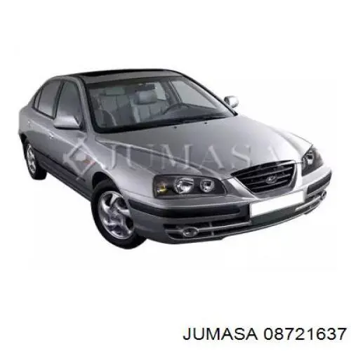 Guarda-barras direito do pára-lama dianteiro Hyundai Elantra III XD