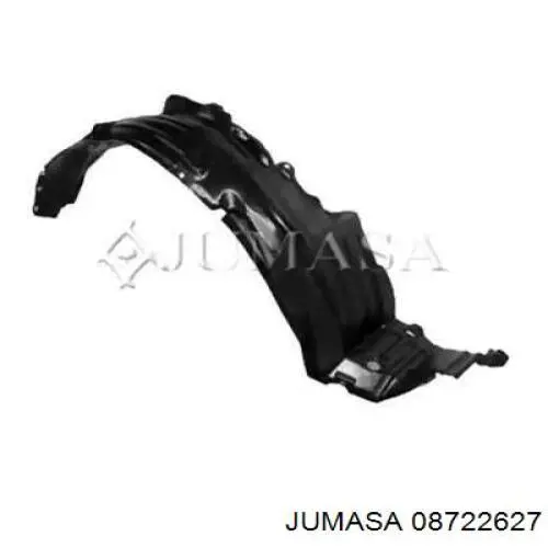 Compre 63842BN800 Nissan/Infiniti Guarda-barras direito do pára-lama dianteiro
