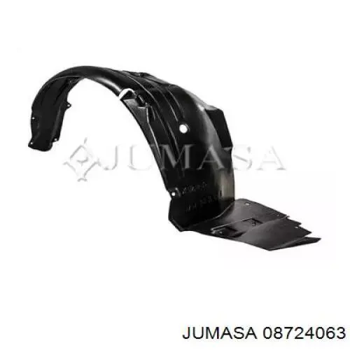 638230004R Renault (RVI) Guarda-barras direito do pára-lama dianteiro