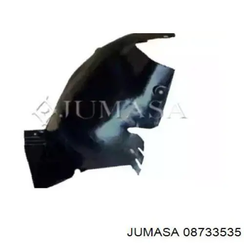 Compre 7136J5 Peugeot/Citroen Guarda-barras esquerdo traseiro do pára-lama dianteiro