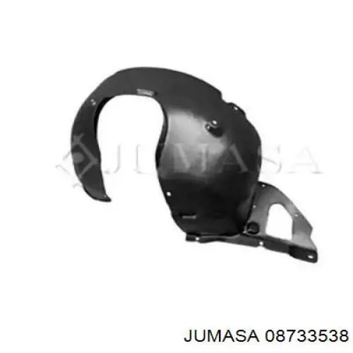 Compre 9673768880 Peugeot/Citroen Guarda-barras esquerdo do pára-lama dianteiro