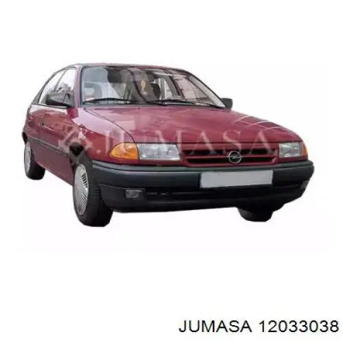 Reforçador do pára-choque dianteiro Opel Omega A 16, 17, 19