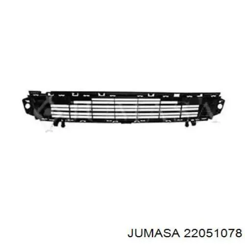 Compre 9810963580 Peugeot/Citroen Grelha central do pára-choque dianteiro