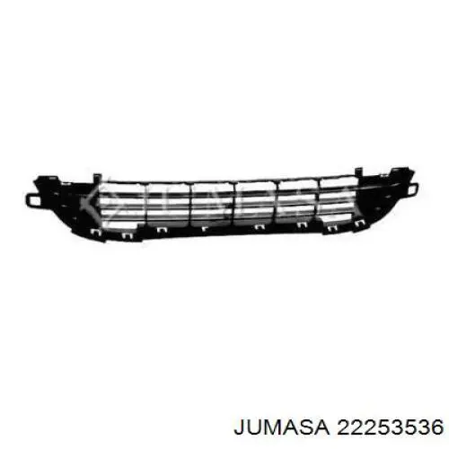 Compre 7422C4 Peugeot/Citroen Grelha do pára-choque dianteiro