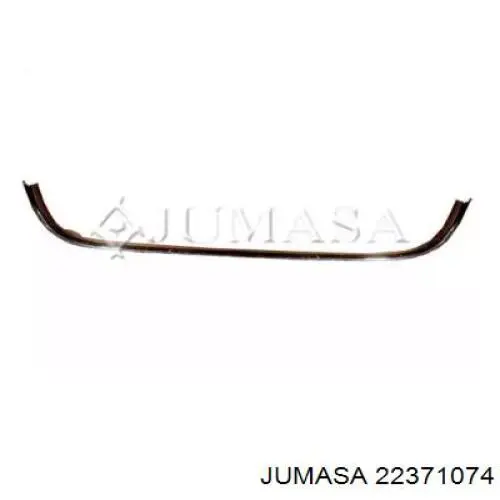6502070552998P 4max Moldura inferior de grelha do pára-choque dianteiro
