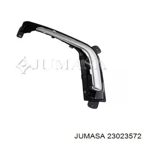 Compre 1607809380 Peugeot/Citroen Moldura direita do pára-choque dianteiro
