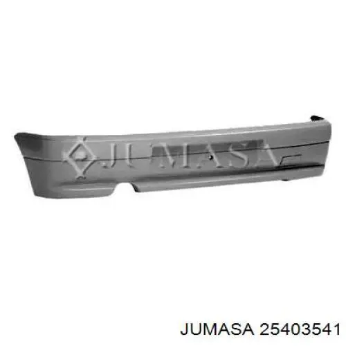 7410Q4 Peugeot/Citroen Pára-choque traseiro
