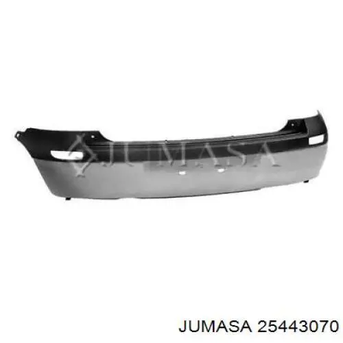 Pára-choque traseiro 90532539 General Motors