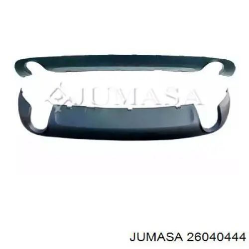 Spoiler do pára-choque traseiro VAG 4F0807521A01C preço, a partir de 38,93 USD