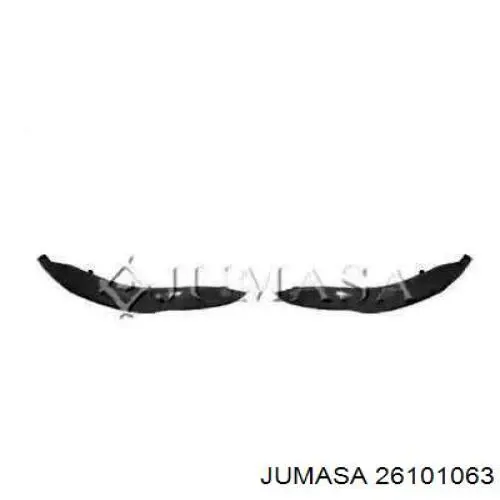 6502070511920Q 4max Spoiler do pára-choque dianteiro
