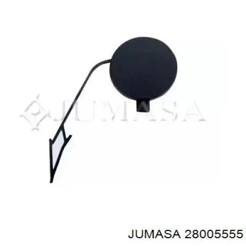 5G0807241AGRU VAG Tampão dianteira do pára-choque do gancho de reboque