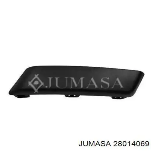 Compre 626600001R Renault (RVI) Moldura do pára-choque dianteiro