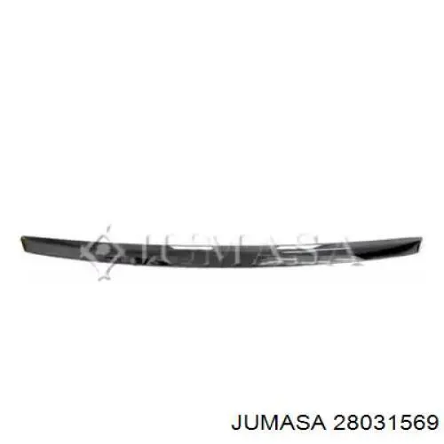 7M518666AF Ford Moldura da capota