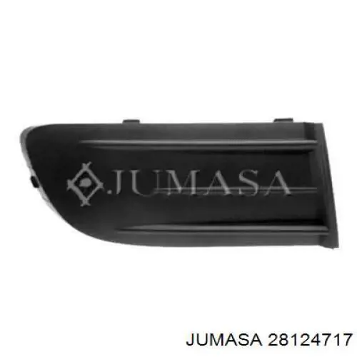 Compre 1Z0807368B41 VAG Tampão (grelha) das luzes de nevoeiro do pára-choque dianteiro direito