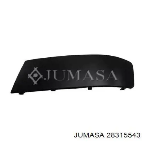 Compre 7E08078197G9 VAG Moldura esquerda do pára-choque dianteiro