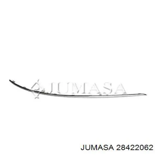 Compre ME0291253 Prasco Moldura direita do pára-choque traseiro