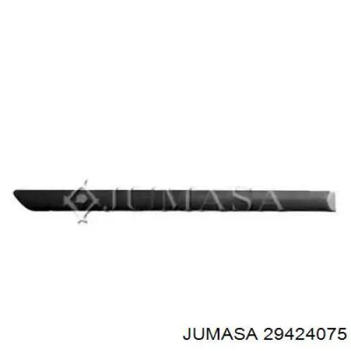 Moldura da porta traseira esquerda VAN Wezel 4338425 preço, a partir de 23,65 USD