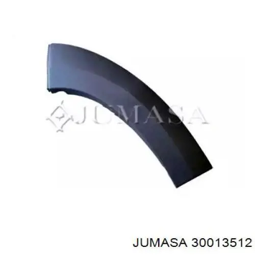 Placa sobreposta esquerda do pára-choque dianteiro 735423193 Fiat/Alfa/Lancia