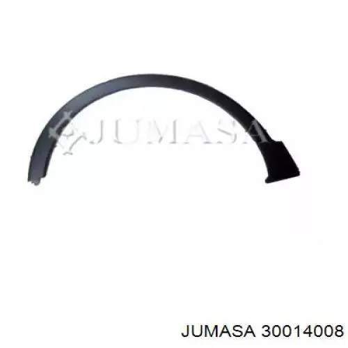 Expansor (placa sobreposta) de arco do pára-lama dianteiro esquerdo Jumasa 30014008 preço, a partir de 71,58 USD