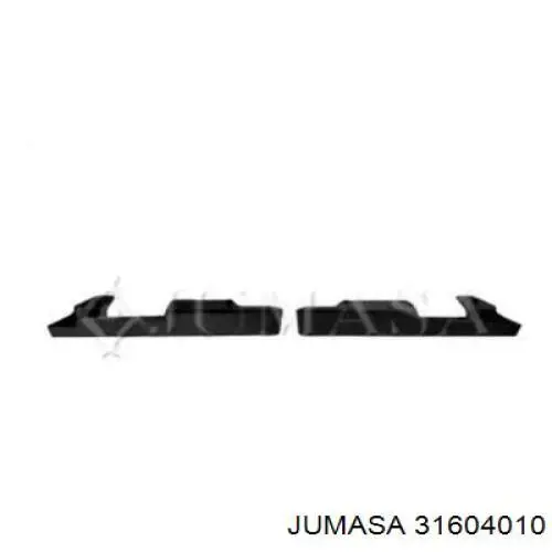 Consola de spoiler do pára-choque dianteiro Prasco RN4281006 preço, a partir de 16,14 USD