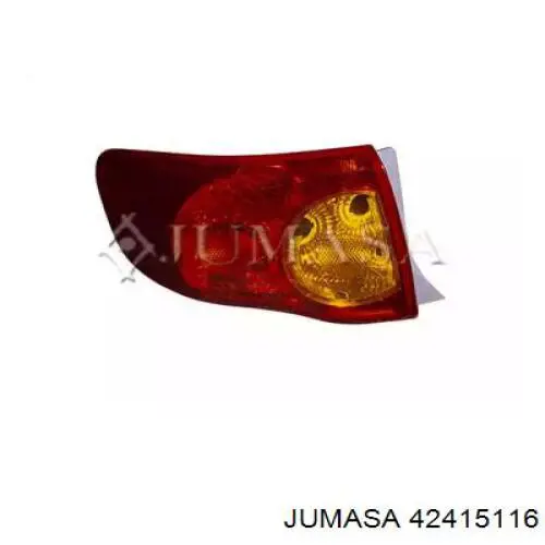 Lanterna traseira esquerda externa 11B216012B TYC