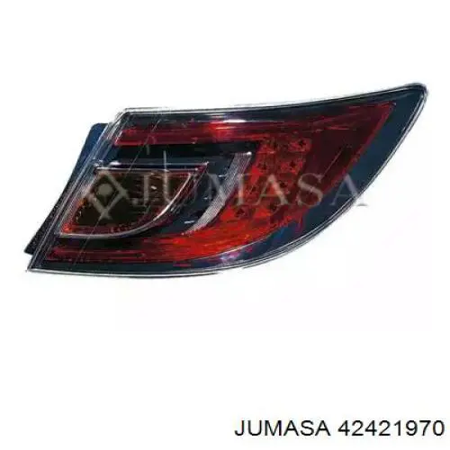 Compre GS1F51150K Mazda Lanterna traseira direita externa