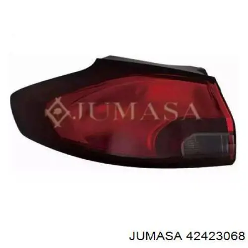 Compre 1222321 Opel Lanterna traseira direita externa