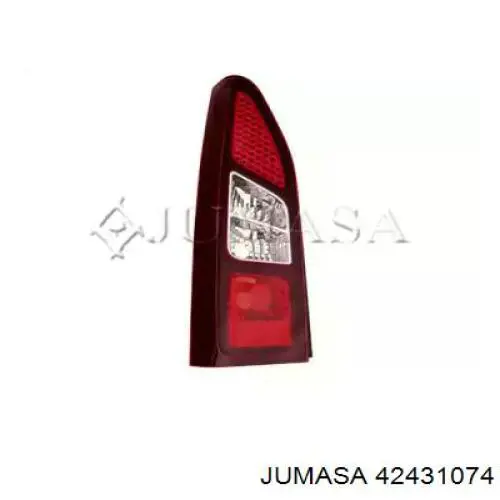 Compre 1680022780 Peugeot/Citroen Lanterna traseira esquerda