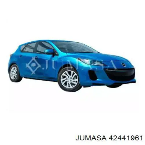 Compre B45C513F0 Mazda Lanterna traseira direita interna