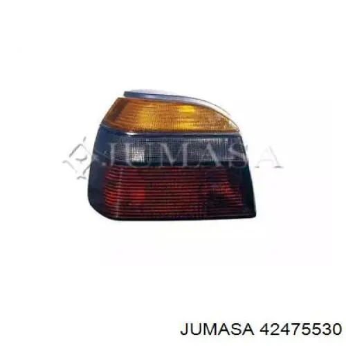 Lanterna traseira esquerda 44119A3LUE Depo/Loro/Abakus