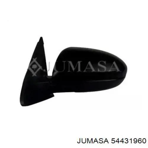 Espelho de retrovisão esquerdo BBR36918ZM Mazda