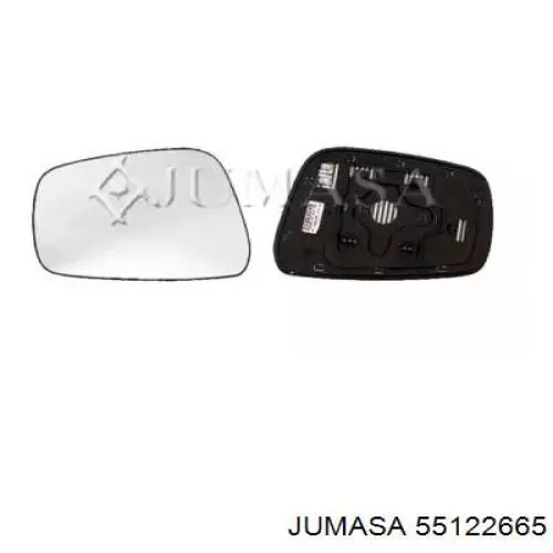 Compre 96365EB11A Nissan/Infiniti Elemento espelhado do espelho de retrovisão direito