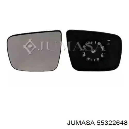Compre 32400491 TYC Elemento espelhado do espelho de retrovisão direito