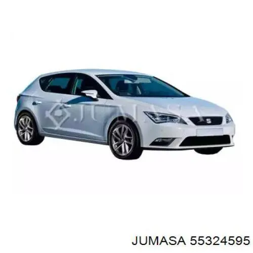 Compre 5F0857522A VAG Elemento espelhado do espelho de retrovisão direito
