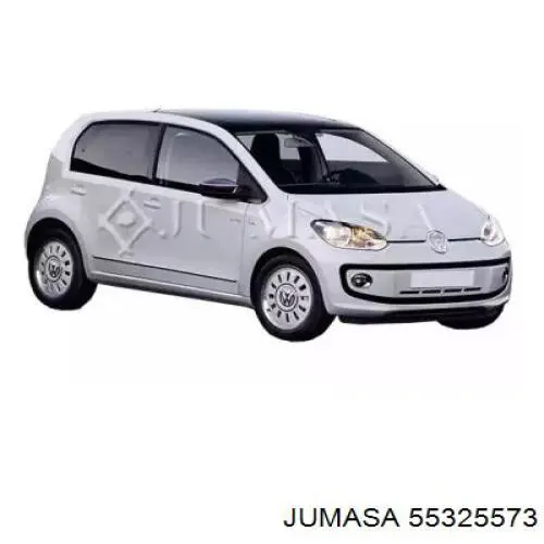 95A1555E Polcar Elemento espelhado do espelho de retrovisão direito
