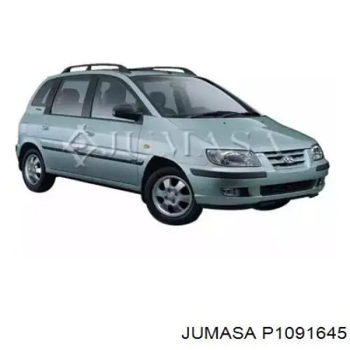 Moldura de pára-brisas Hyundai Matrix  FC