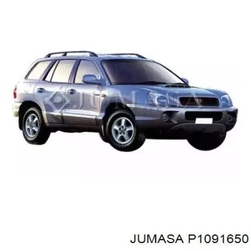 Moldura de pára-brisas Hyundai Santa Fe I SM