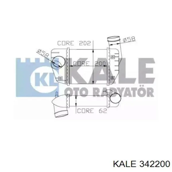 Compre 342200 Kale Radiador de intercooler