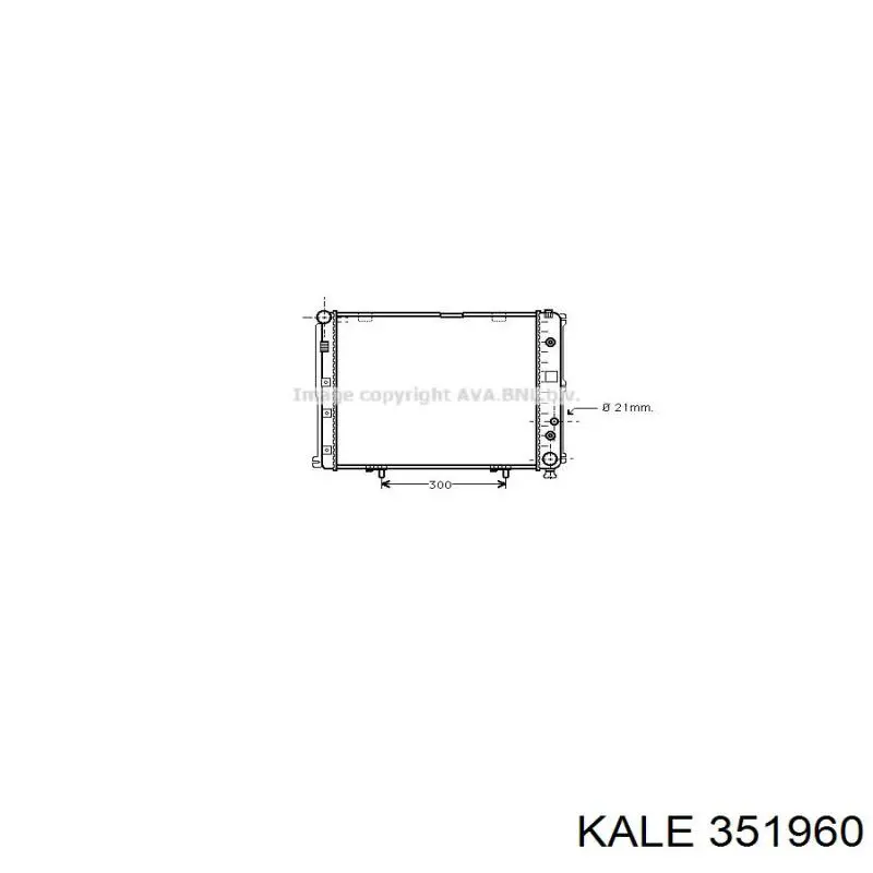 Radiador de esfriamento de motor Kale 351960 preço, a partir de 164,28 USD
