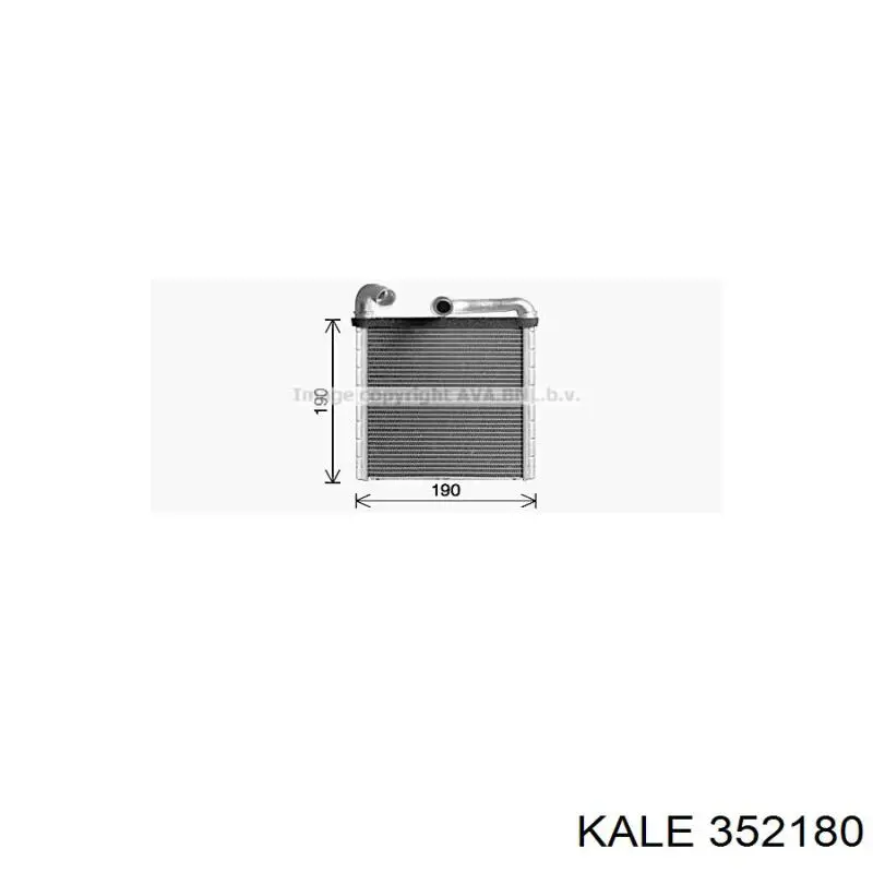 352180 Kale Radiador de forno (de aquecedor)