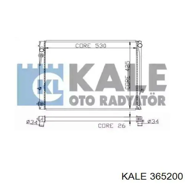 Compre 365200 Kale Radiador de esfriamento de motor