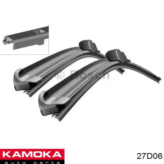 Compre 27D06 Kamoka Limpa-pára-brisas do pára-brisas, kit de 2 un.
