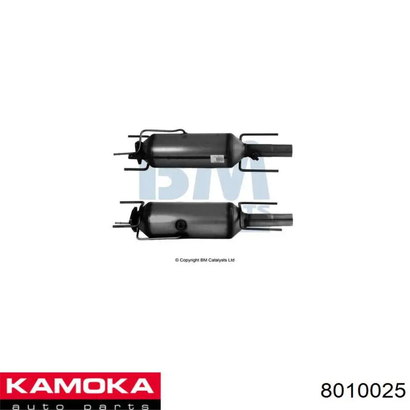 8010025 Kamoka Filtro de partículas do sistema dos gases de escape