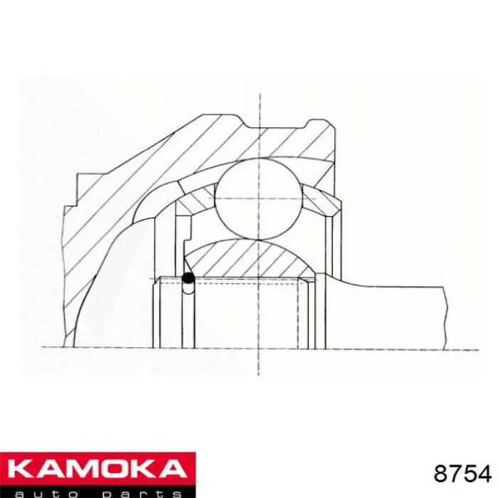 8754 Kamoka Junta homocinética interna dianteira