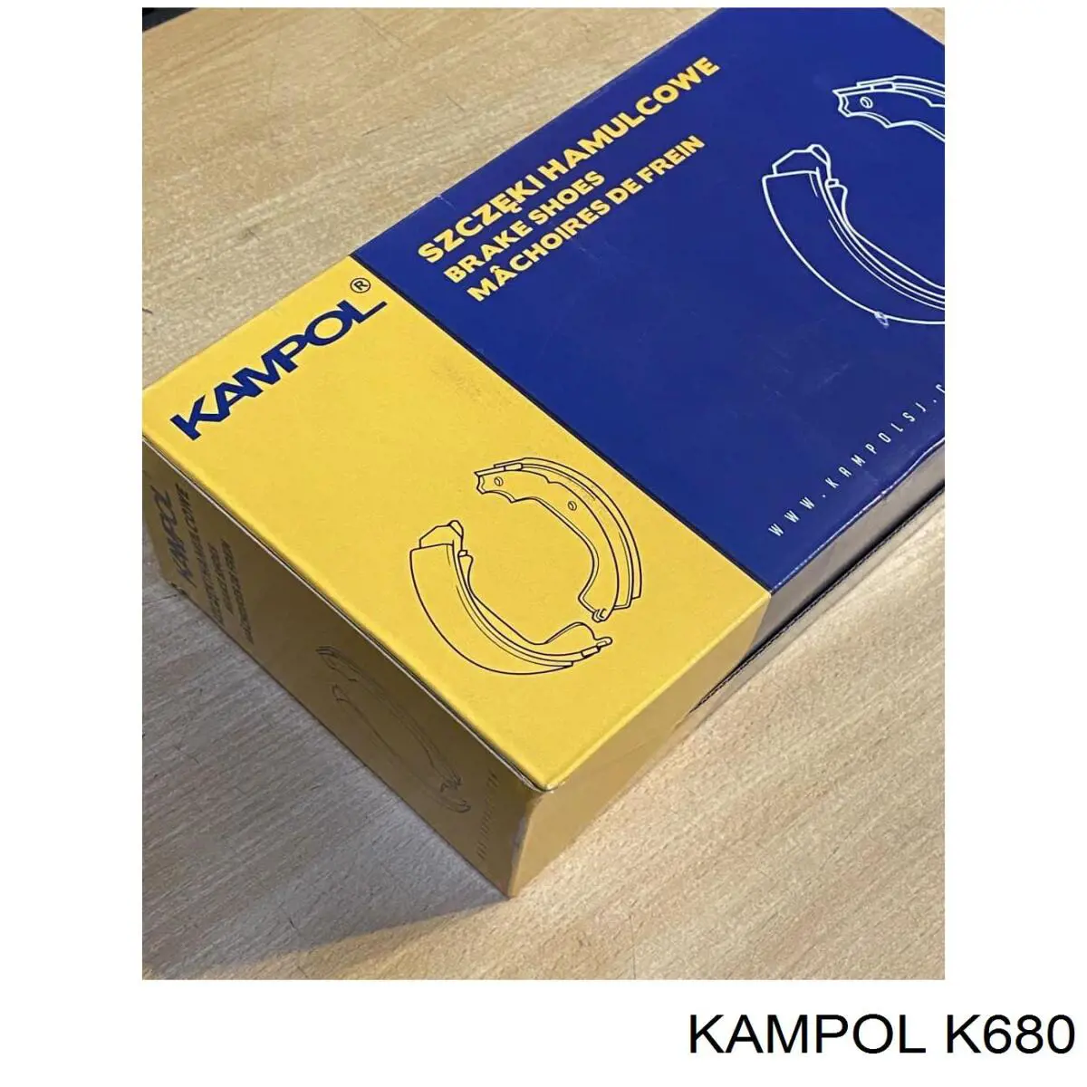 Compre K680 Kampol Sapatas do freio traseiras de tambor