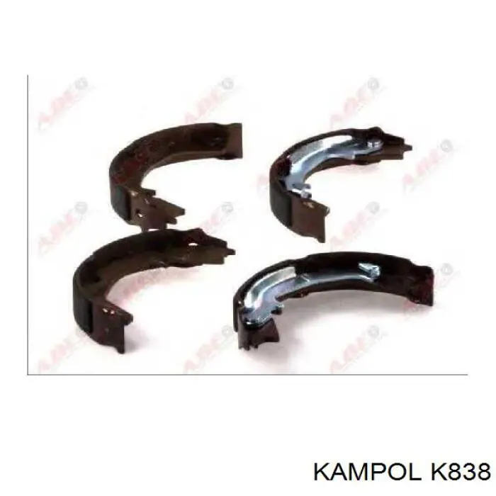 Sapatas do freio de estacionamento K838 Kampol