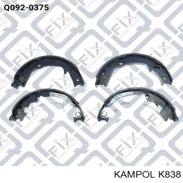 Sapatas do freio de estacionamento Kampol K838