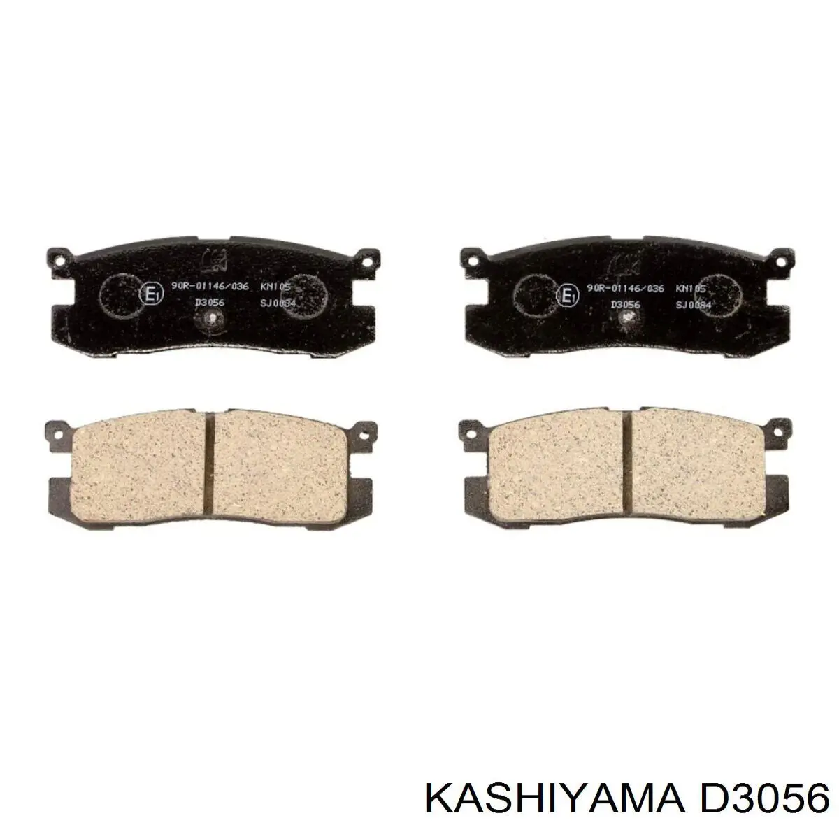 Sapatas do freio traseiras de disco Kashiyama D3056 preço, a partir de 22,85 USD