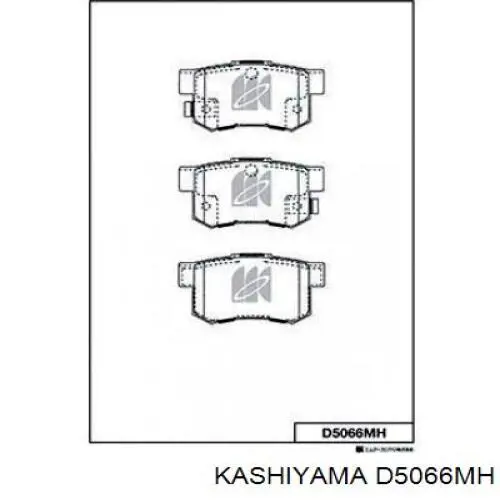 Sapatas do freio traseiras de disco Kashiyama D5066MH preço, a partir de 34,60 USD